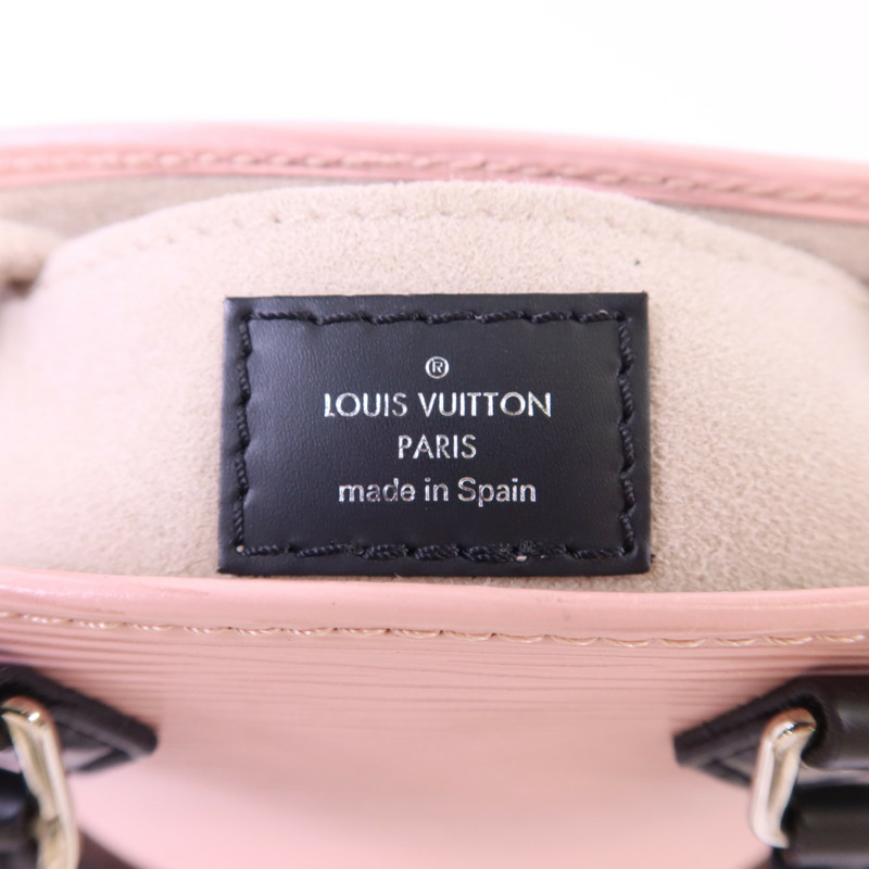 LOUIS VUITTON Epi Petit Sac Plat銀扣手挽肩背兩用袋-5