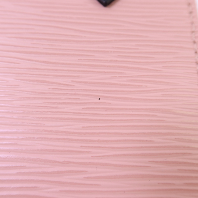 LOUIS VUITTON Epi Petit Sac Plat銀扣手挽肩背兩用袋-14