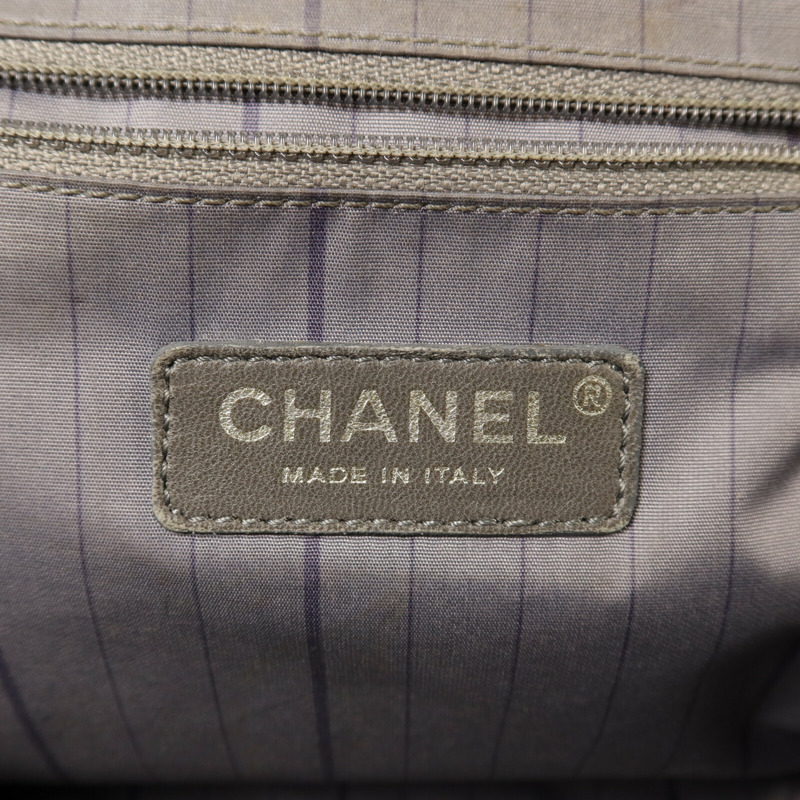 CHANEL 漆皮皮革2 way Shoulder金扣手挽肩背兩用袋  	 鏈帶-5