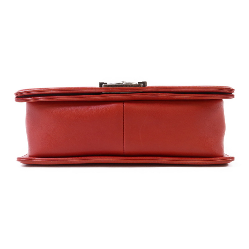 CHANEL 牛皮皮革Boy 25鏈帶肩背袋-3