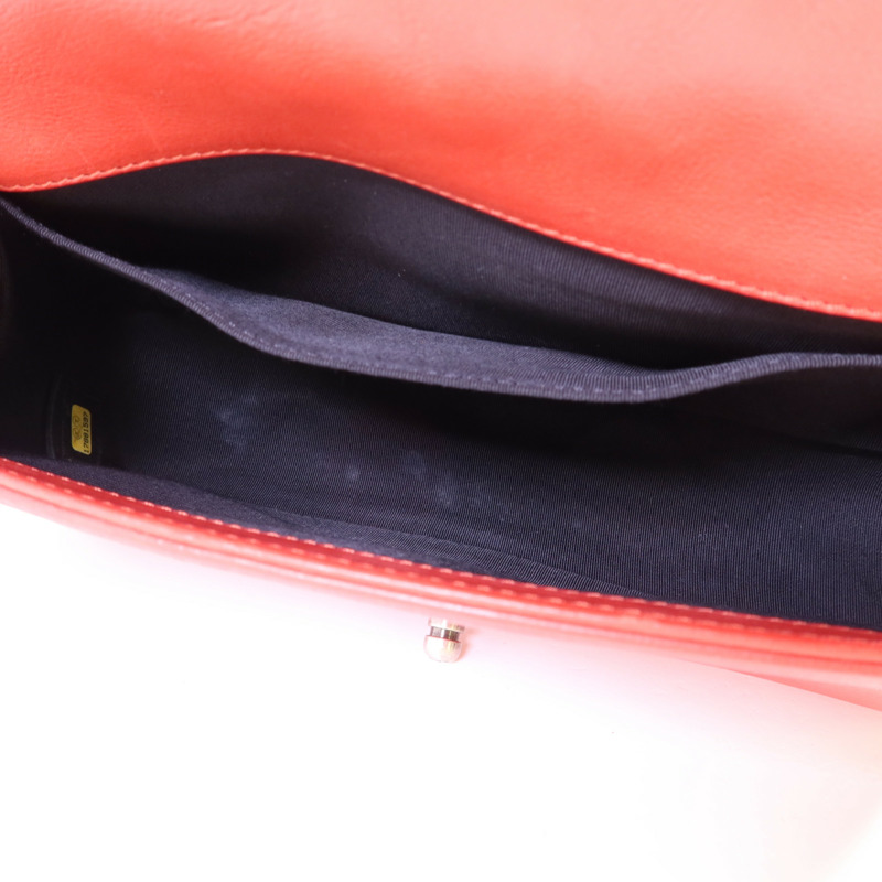 CHANEL 牛皮皮革Boy 25鏈帶肩背袋-6