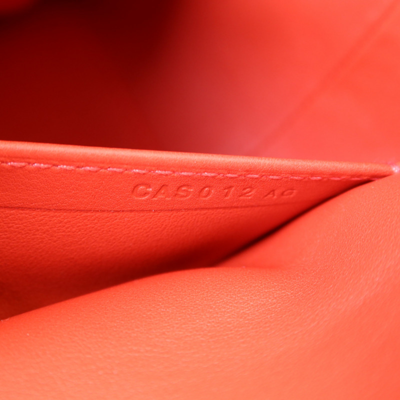 HERMES Swift皮革Tool Box 20金扣手挽肩背兩用袋Vermillon-10