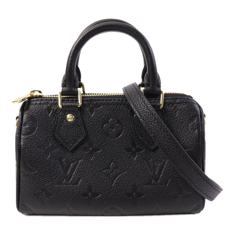 LOUIS VUITTON Monogram Empreinte Nano Speedy金扣肩背袋-0