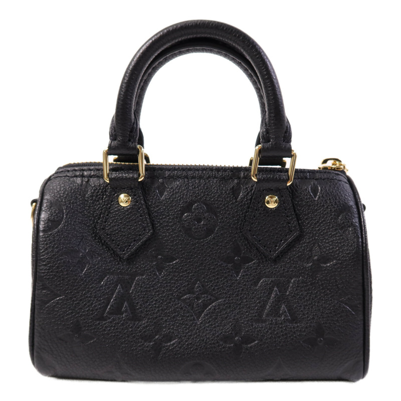 LOUIS VUITTON Monogram Empreinte Nano Speedy金扣肩背袋-1