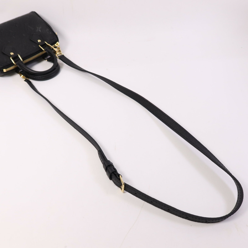 LOUIS VUITTON Monogram Empreinte Nano Speedy金扣肩背袋-8