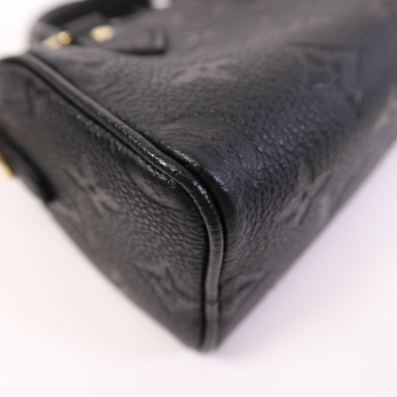 LOUIS VUITTON Monogram Empreinte Nano Speedy金扣肩背袋-10