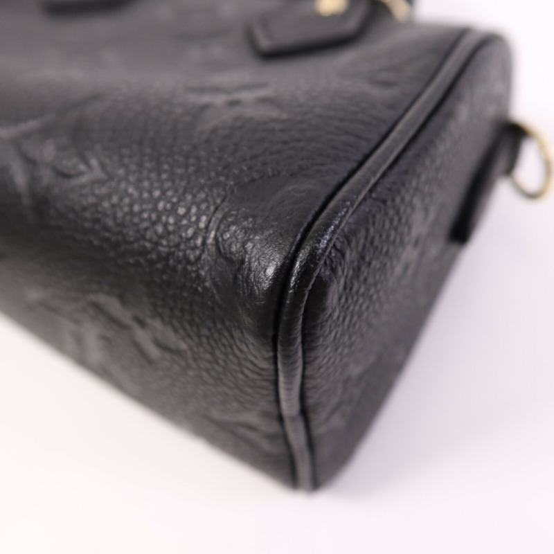 LOUIS VUITTON Monogram Empreinte Nano Speedy金扣肩背袋-11
