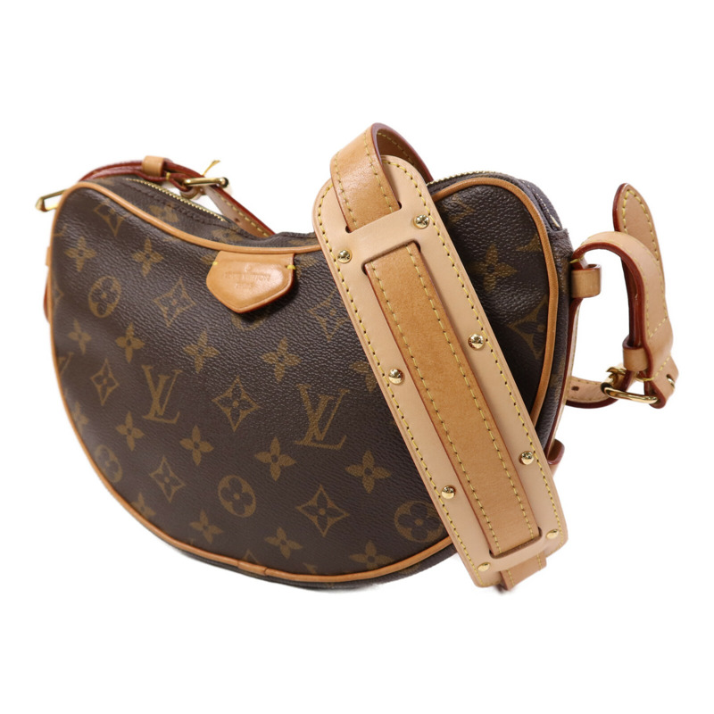 LOUIS VUITTON Monogram Croissant MM金扣手挽肩背兩用袋-2