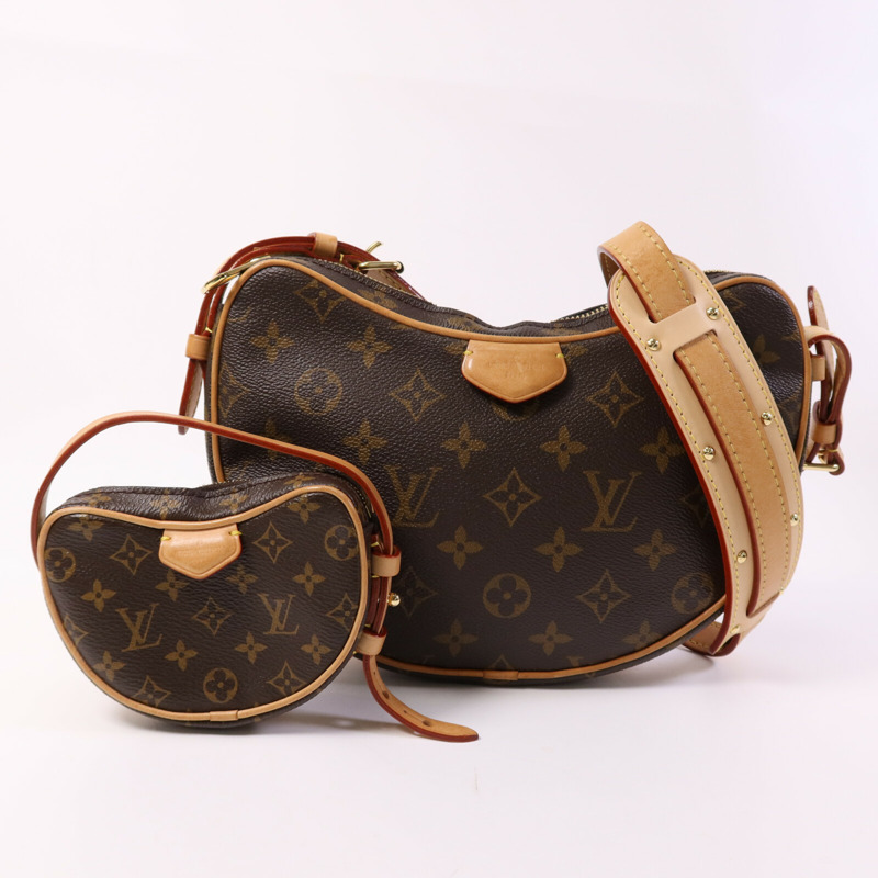 LOUIS VUITTON Monogram Croissant MM金扣手挽肩背兩用袋-7