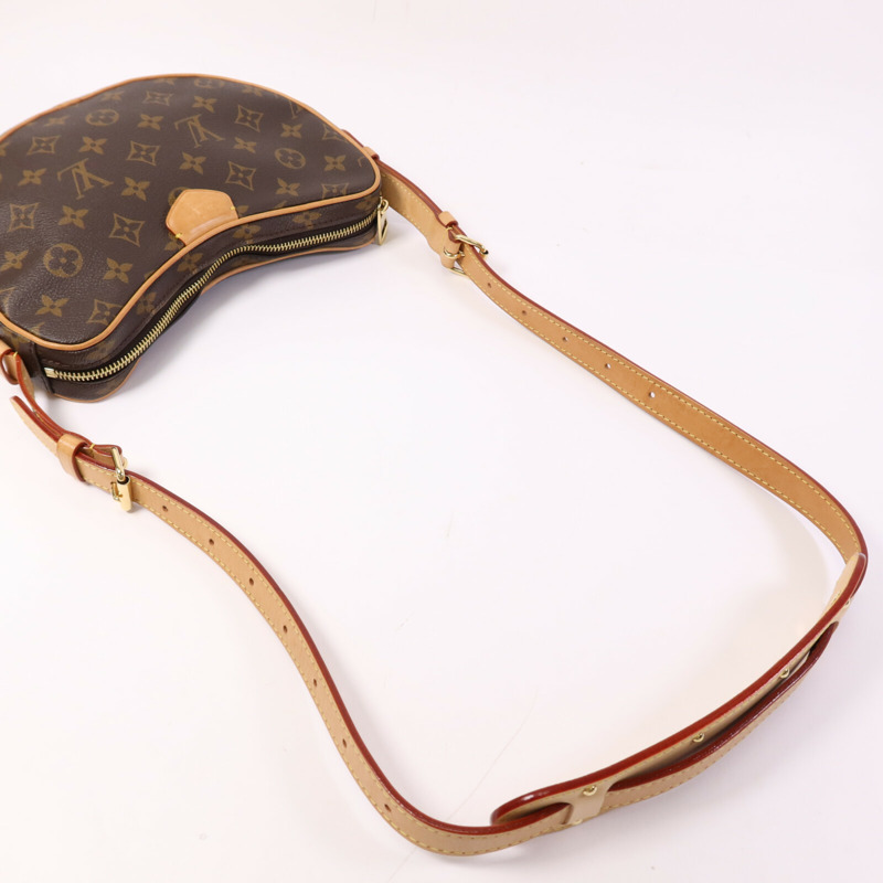 LOUIS VUITTON Monogram Croissant MM金扣手挽肩背兩用袋-8