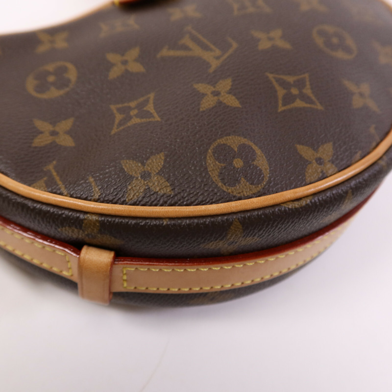 LOUIS VUITTON Monogram Croissant MM金扣手挽肩背兩用袋-10