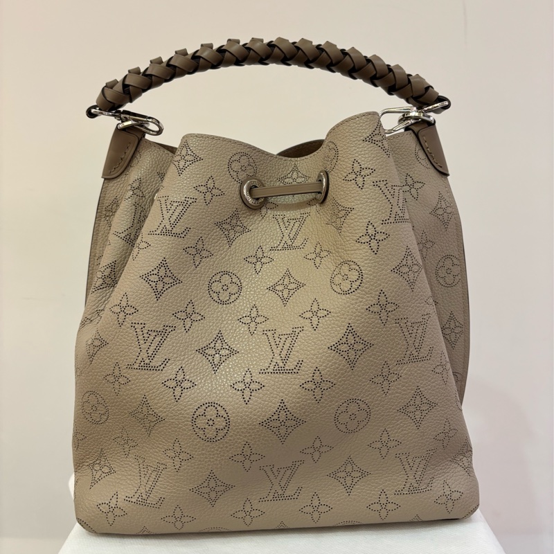 LV Muria編織手提把水桶包-4