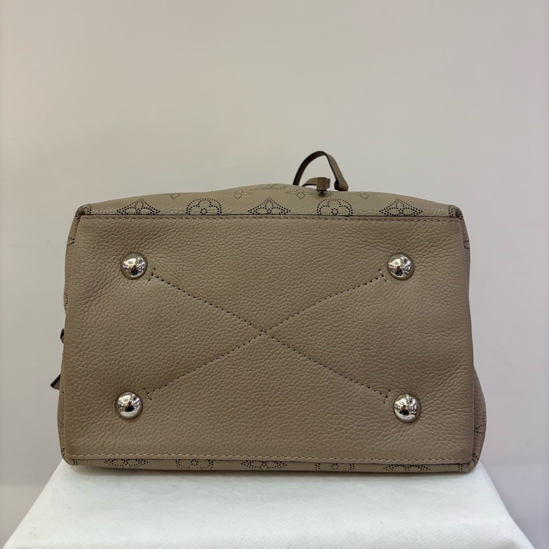 LV Muria編織手提把水桶包-5