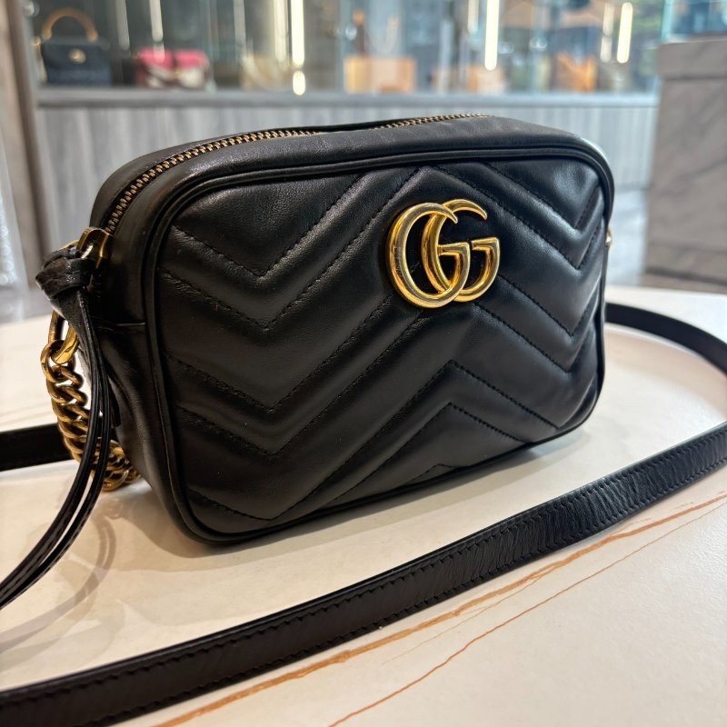 *SHIHNA名牌精品* Gucci Marmont mini 18cm 馬夢相機包-2
