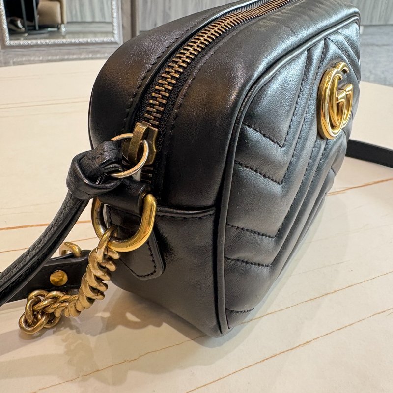 *SHIHNA名牌精品* Gucci Marmont mini 18cm 馬夢相機包-3