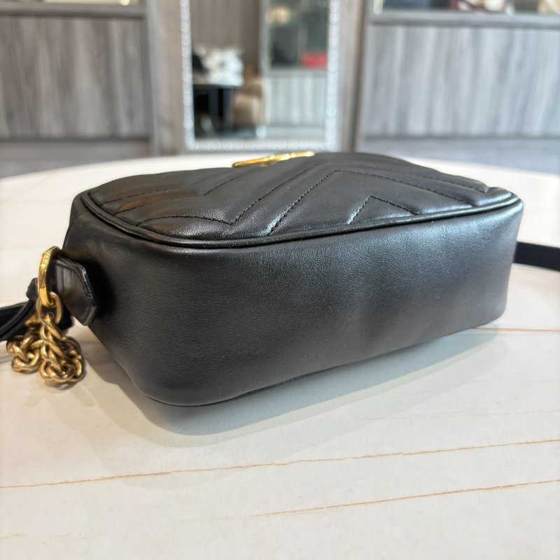 *SHIHNA名牌精品* Gucci Marmont mini 18cm 馬夢相機包-4