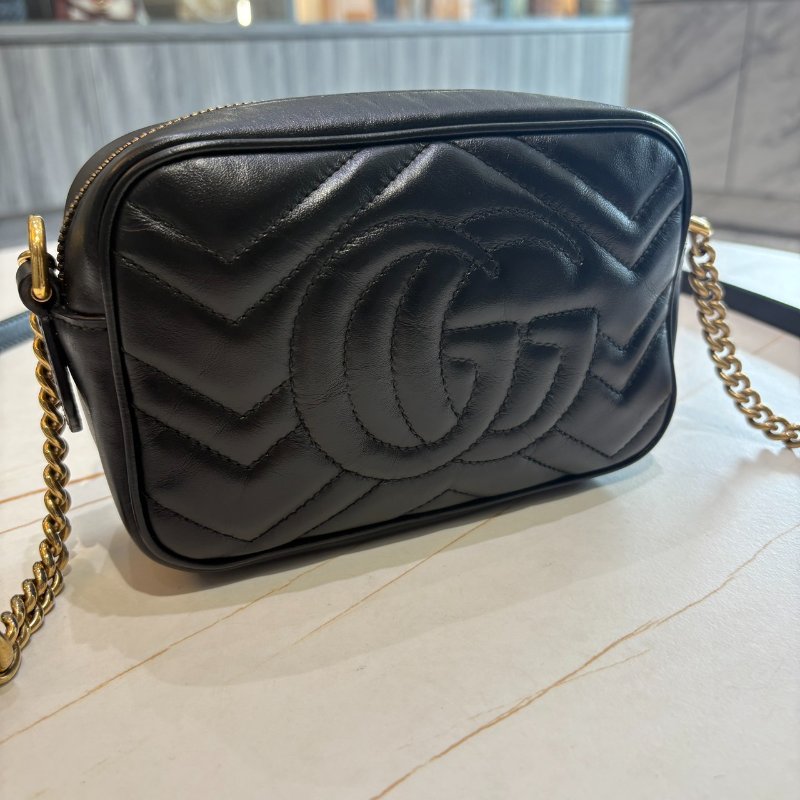 *SHIHNA名牌精品* Gucci Marmont mini 18cm 馬夢相機包-7