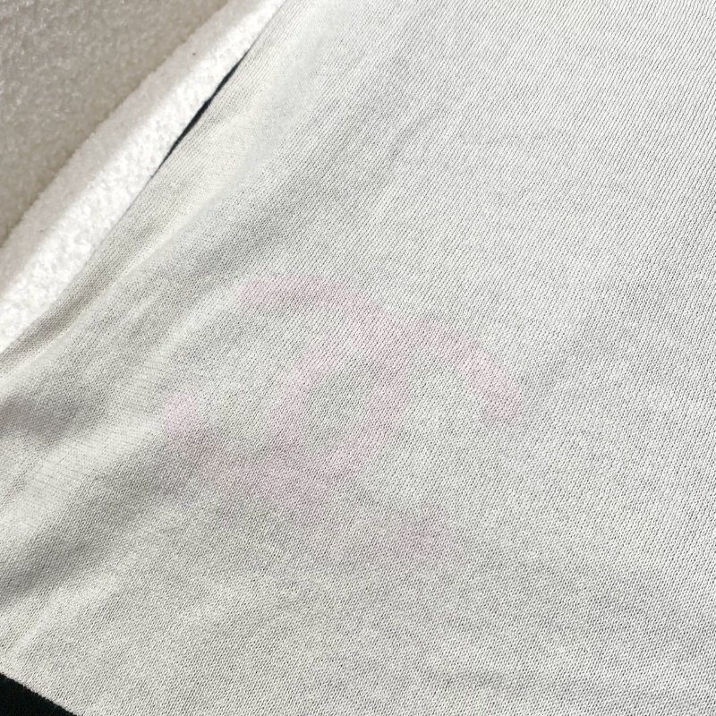 CHANEL 螢綠桃紅Logo 雙面雙色 黑白 純棉 圍巾 披肩 AA7540-7