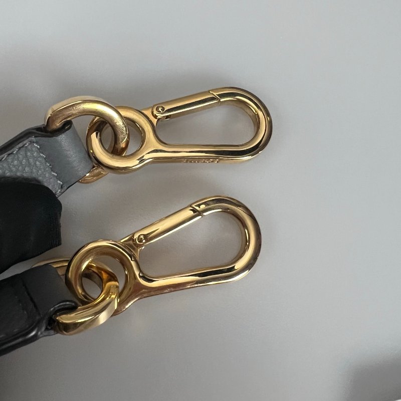 LOEWE 052220 灰藍粒面PUZZLE包 小號-9