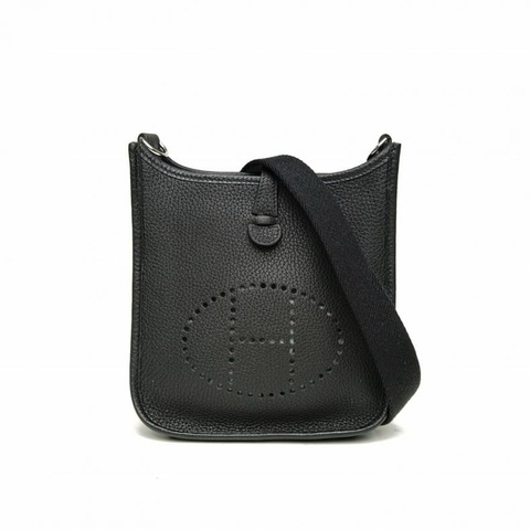 HERMES EvelyneMINI16單肩包銀扣