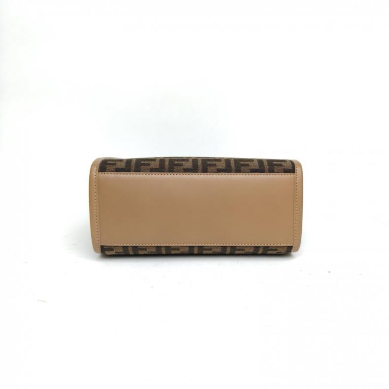 FENDI Sunshine陽光購物手提袋小號斜挎包帆布-3