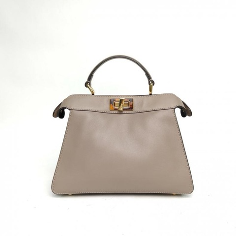 FENDI PEEKABOO小號27單肩包金扣