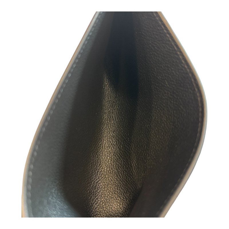 LV黑色全皮字紋壓印三合一鍊包-14