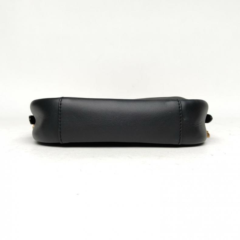 LOUIS VUITTON NewWave相機包黑色牛皮金扣單肩包2019-3