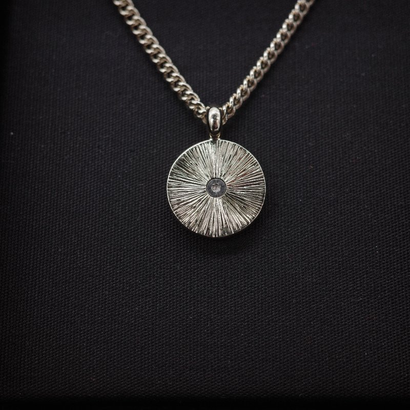 Chanel 香奈兒 CC Logo 淡金色 金屬 硬幣造型 項鍊-5