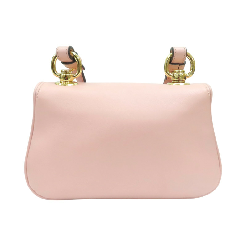 粉色 牛皮 Blondie Mini 肩背包【GUCCI 古馳】 698643-1
