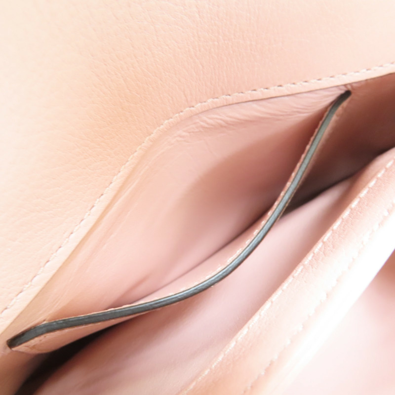 粉色 牛皮 Blondie Mini 肩背包【GUCCI 古馳】 698643-5