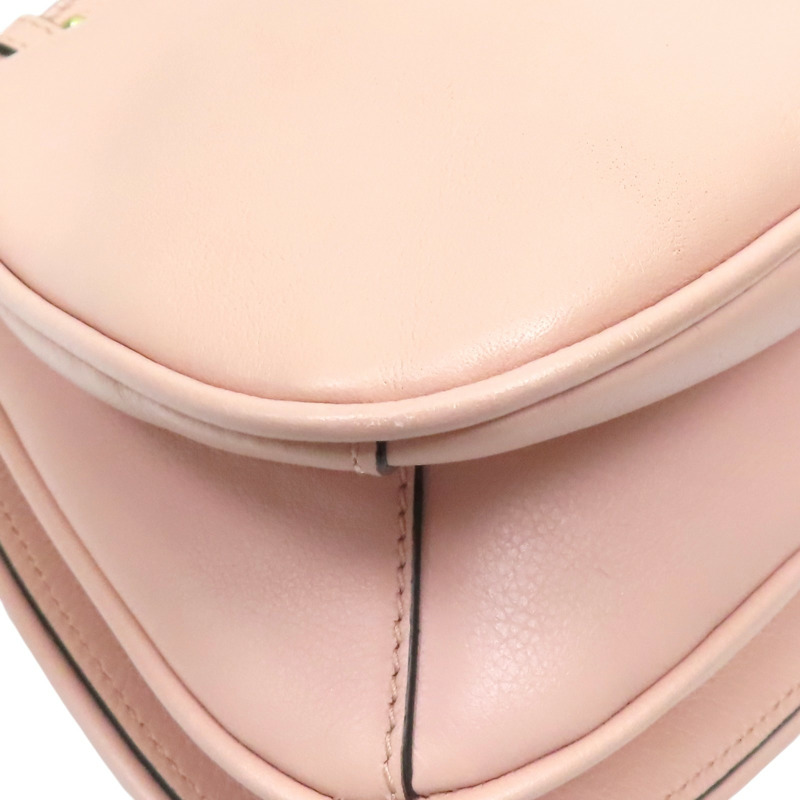 粉色 牛皮 Blondie Mini 肩背包【GUCCI 古馳】 698643-14