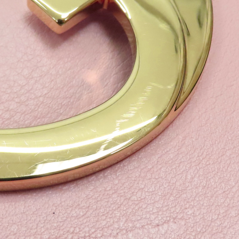 粉色 牛皮 Blondie Mini 肩背包【GUCCI 古馳】 698643-16