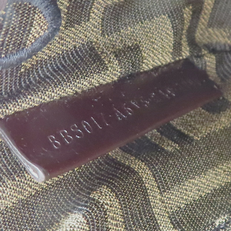 棕色 提花帆布 Baguette Mini 兩用包【FENDI 芬迪】 8BS017-10