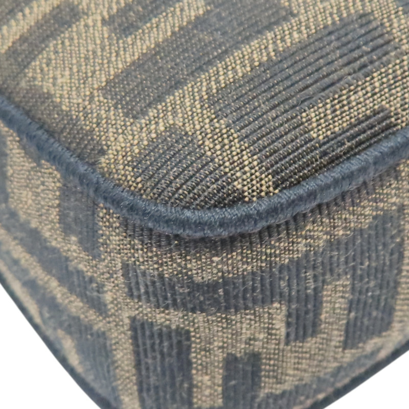 棕色 提花帆布 Baguette Mini 兩用包【FENDI 芬迪】 8BS017-15