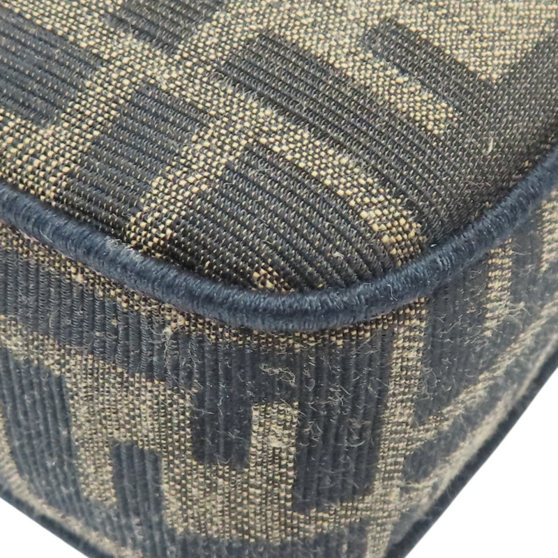 棕色 提花帆布 Baguette Mini 兩用包【FENDI 芬迪】 8BS017-18