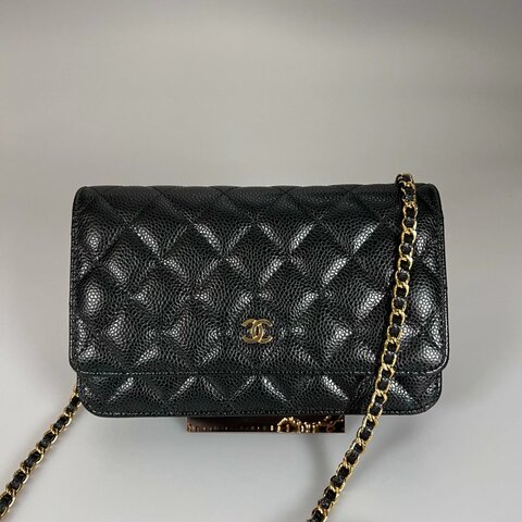 CHANEL WOC包荔枝黑 AP0250/晶片款