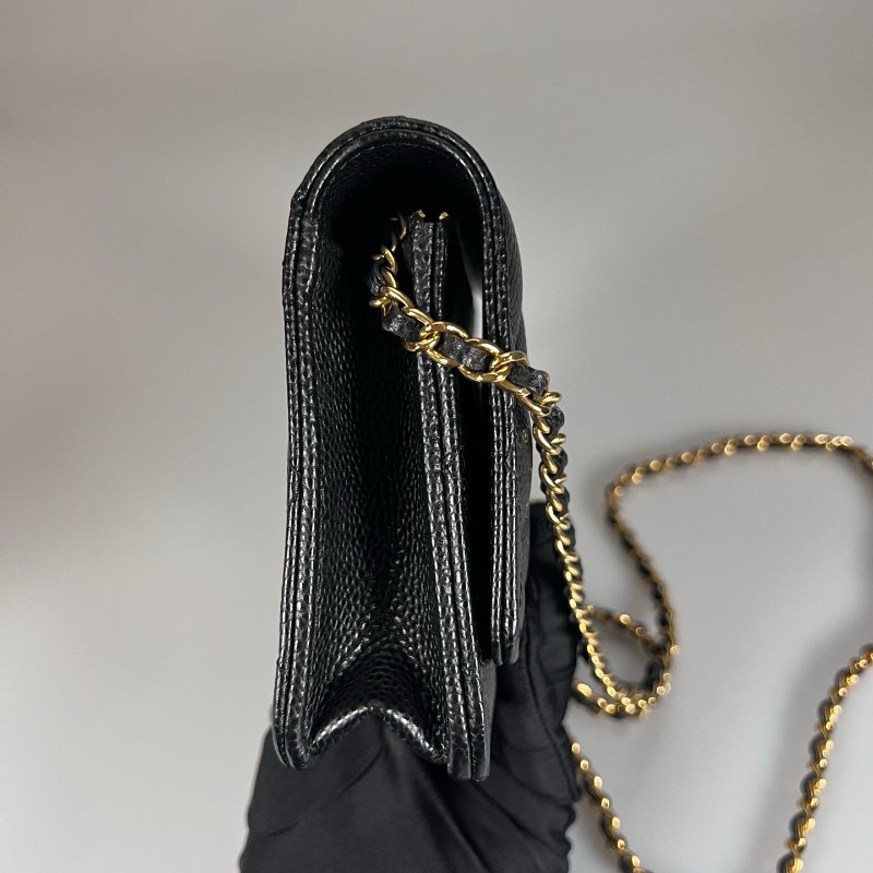 CHANEL WOC包荔枝黑 AP0250/晶片款-2