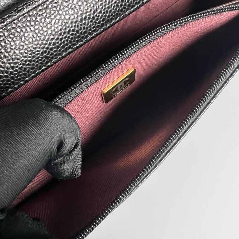 CHANEL WOC包荔枝黑 AP0250/晶片款-5