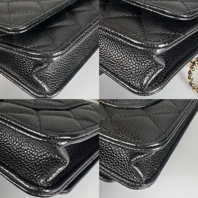 CHANEL WOC包荔枝黑 AP0250/晶片款-8