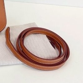 近新品 Hermes愛馬仕金棕銀扣Halzan迷你郵差包swfit皮-8