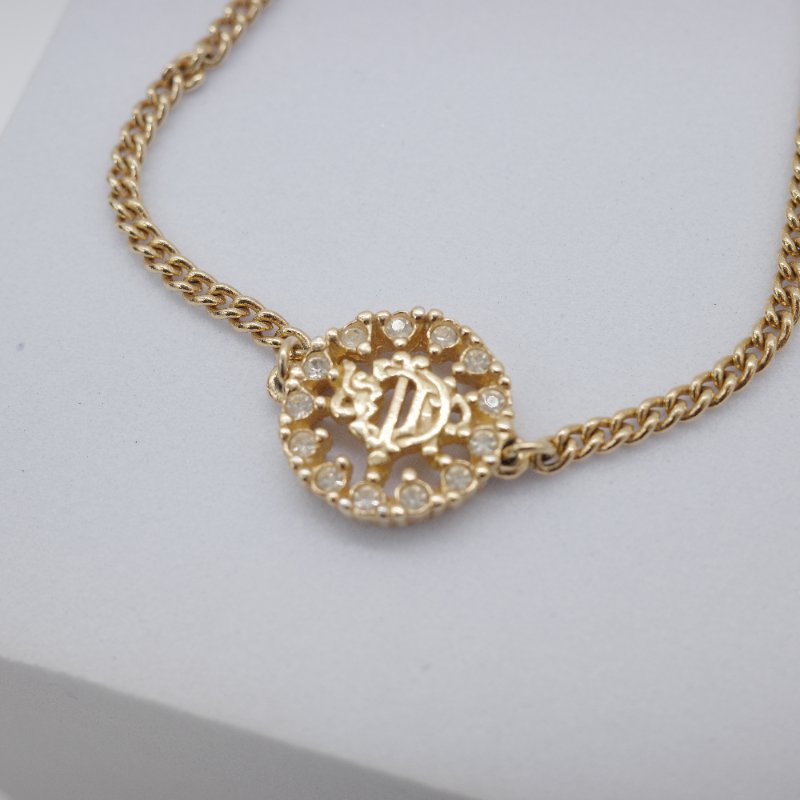 Dior 迪奧 Pre-owned 金色 鍍金 手鍊-1