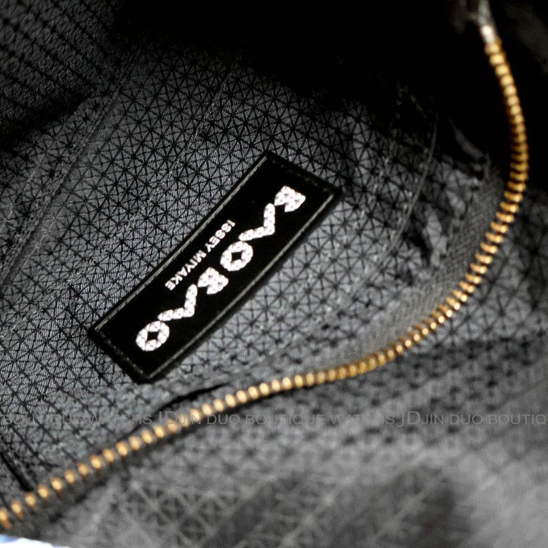 金鐸精品~2504 ISSEY MIYAKE 三宅一生 BAO BAO幾何拼接圖案亮面銀側肩背包 全新品-7