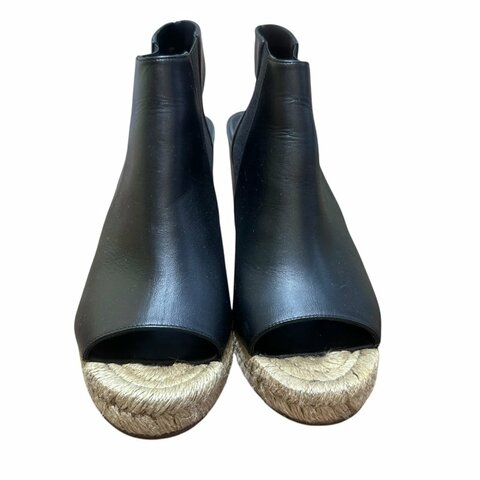 【美收精品】BALENCIAGA黑色露跟跟鞋 4-720