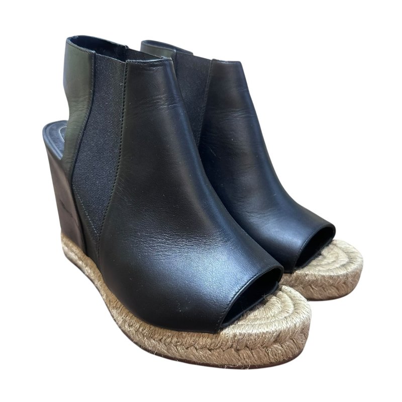 【美收精品】BALENCIAGA黑色露跟跟鞋 4-720-1