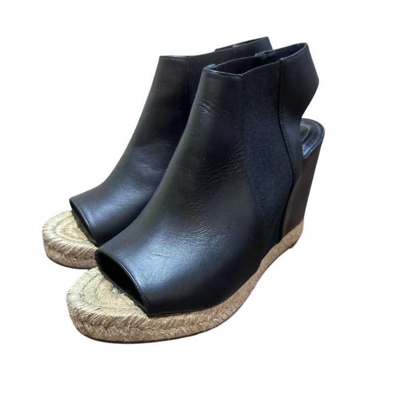 【美收精品】BALENCIAGA黑色露跟跟鞋 4-720-2