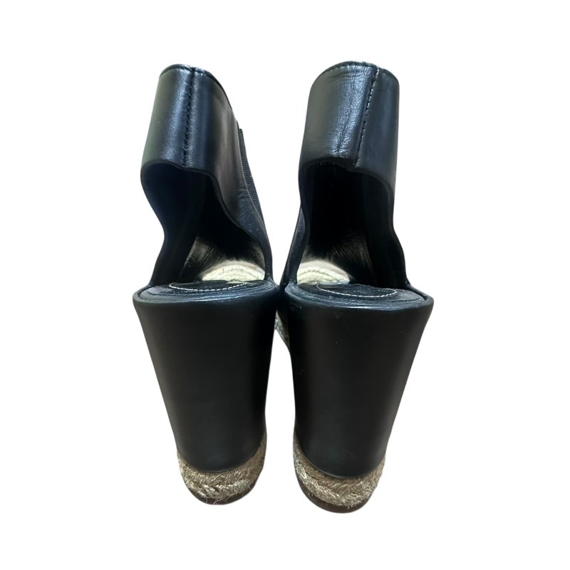 【美收精品】BALENCIAGA黑色露跟跟鞋 4-720-3