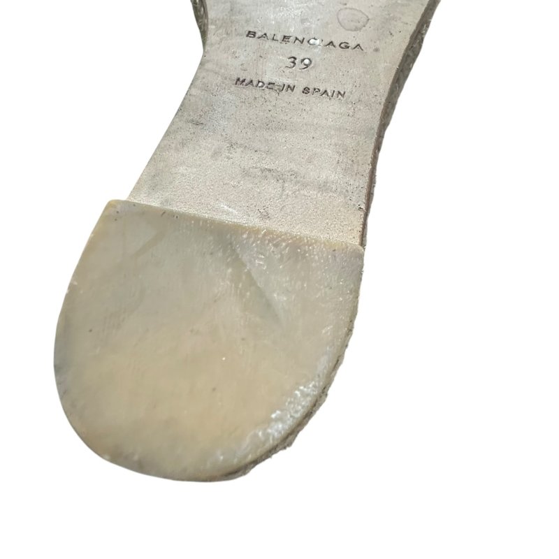 【美收精品】BALENCIAGA黑色露跟跟鞋 4-720-6