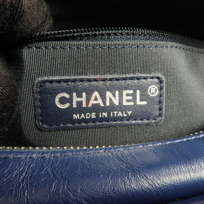 CHANEL 牛皮皮革Gabrielle Small鏈帶肩背袋-5