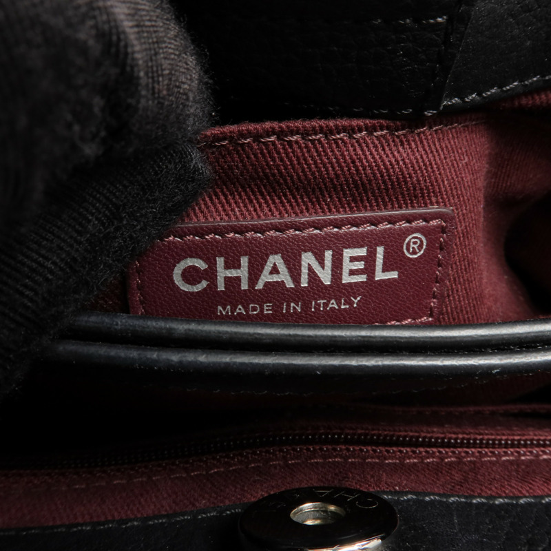 CHANEL 牛皮皮革Neo Executive銀扣手挽肩背兩用袋-5